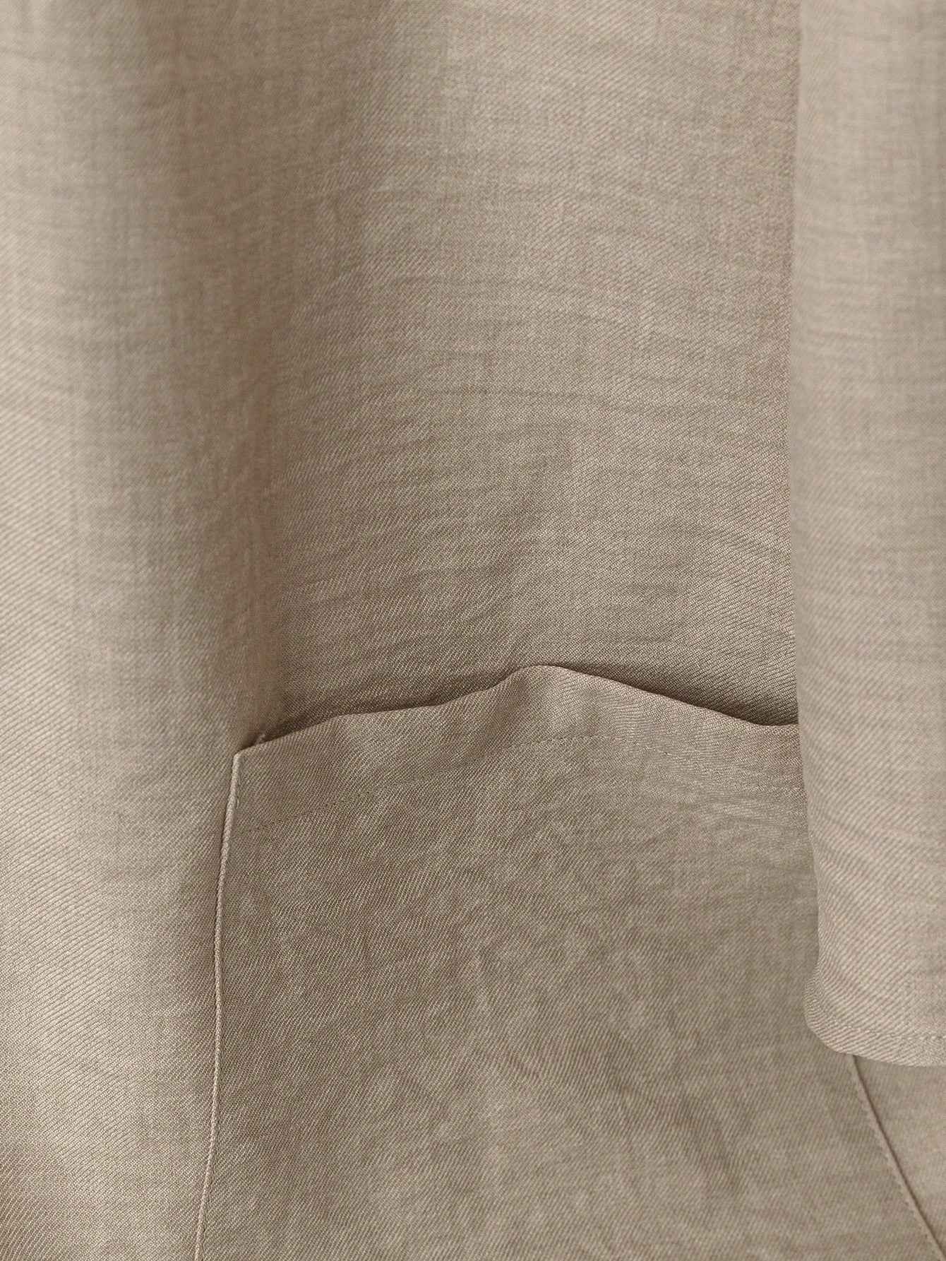Ofashions Women's Casual Suit V-Neck 3/4 Sleeve Top + Straight Leg Pants 2 Pieces