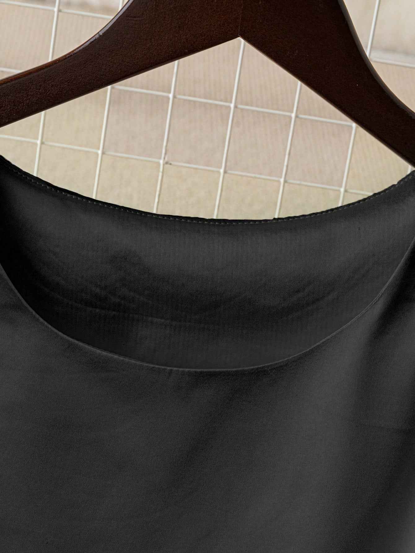 Ofashions Elegant Minimalist Short Dress for Women - Casual Sleeveless Solid Color Design