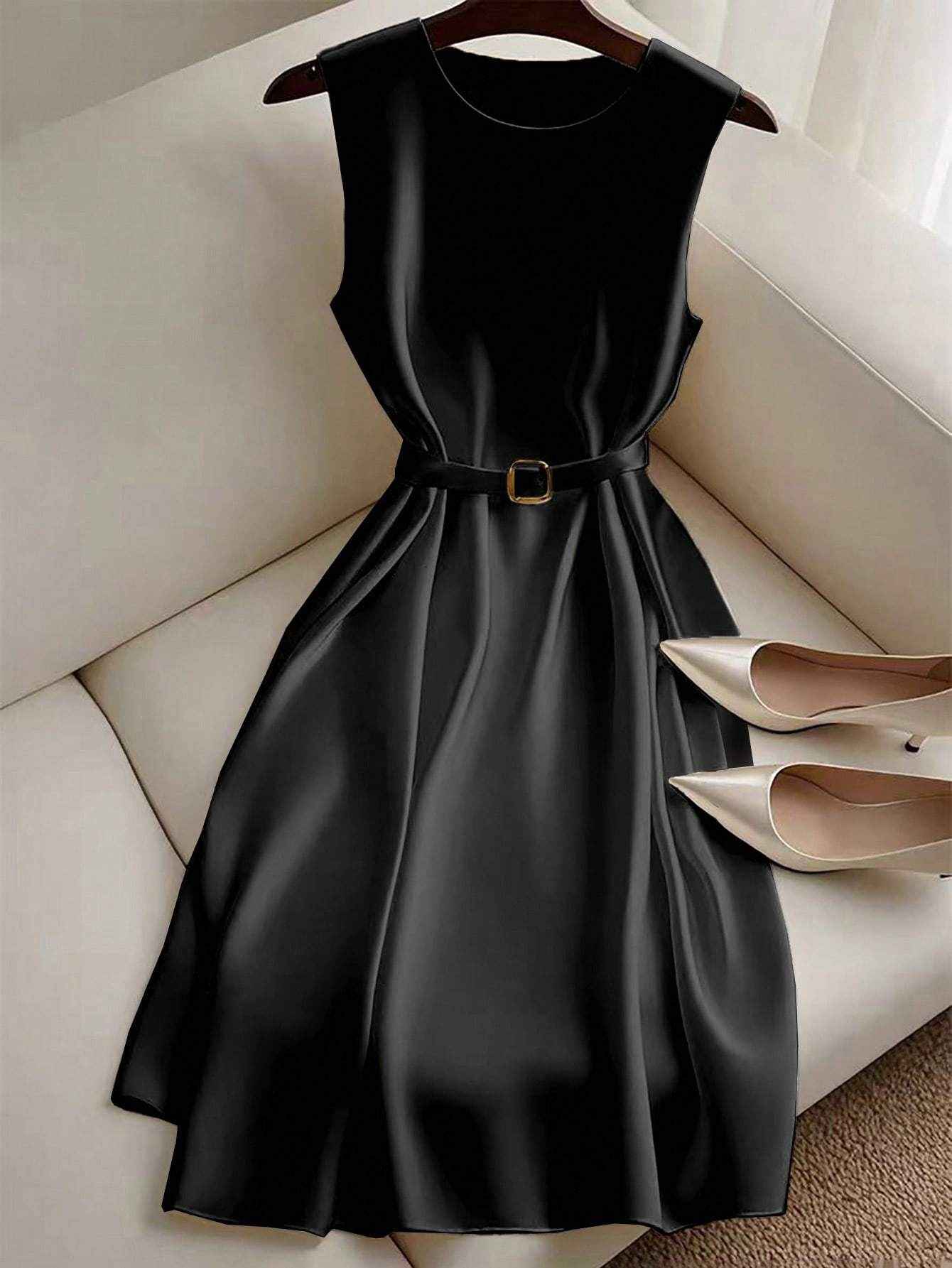 Fashionable women's belt for elegant style, slim and thin design, enhancing women's soft curves in dresses