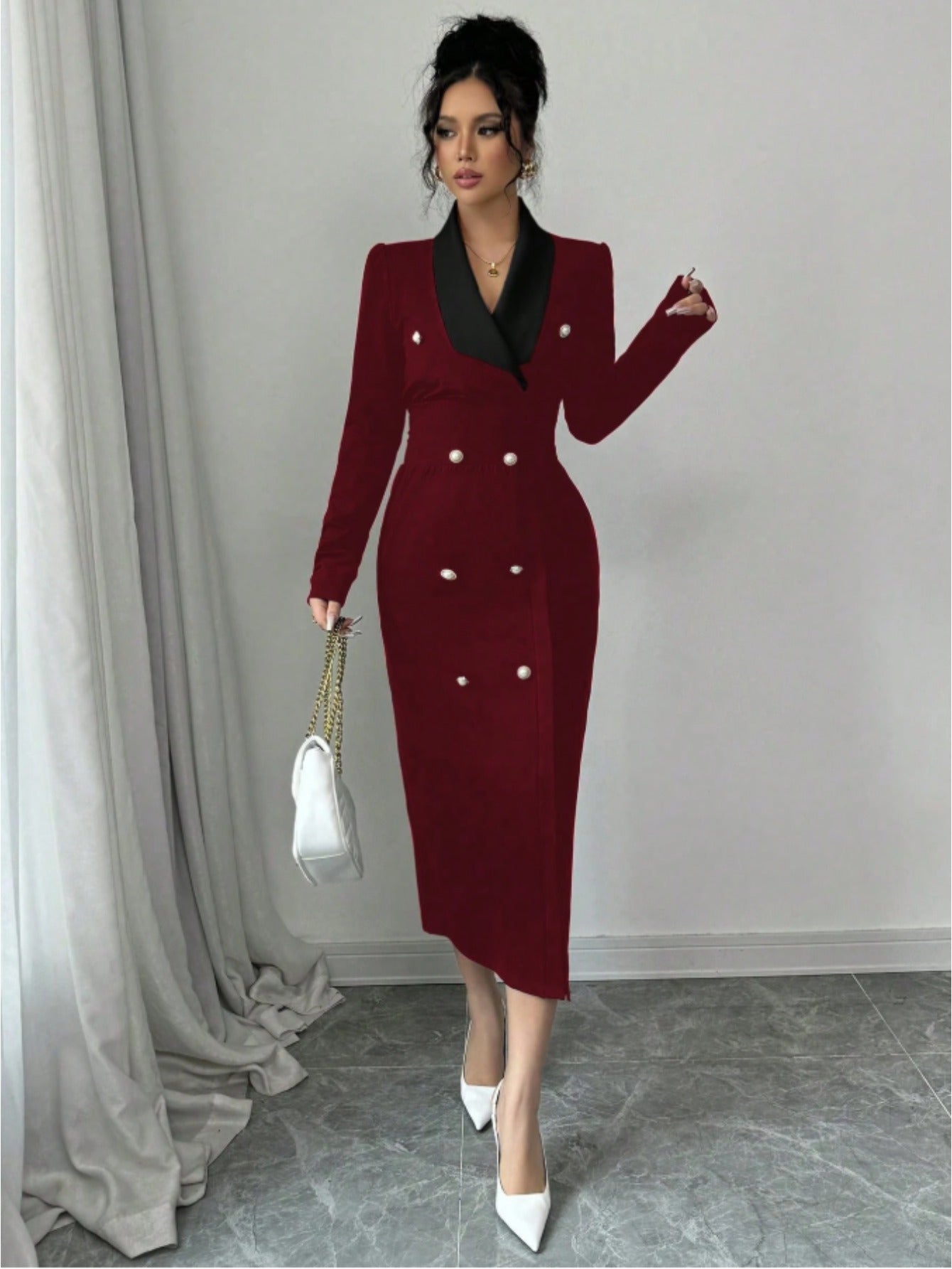 Elegant Women'S Bodycon Long Dress-Ofashions