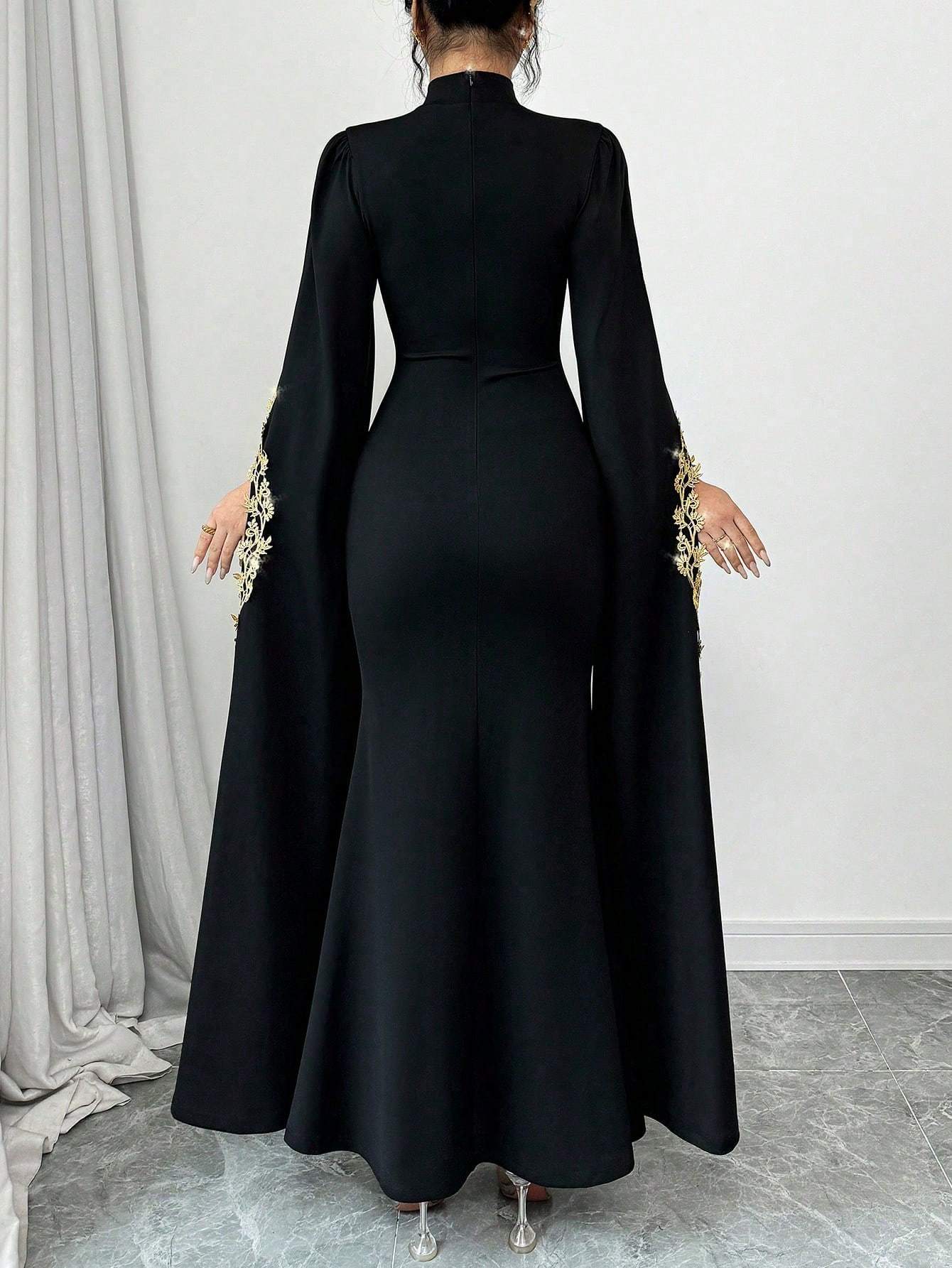 Women's Elegant Formal Party black Dress - Ofashions